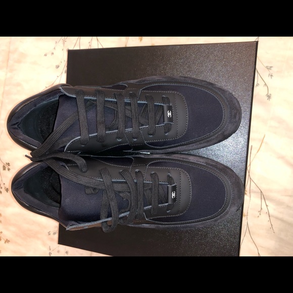 Chanel Mens Trainer Triple Black - Picture 3 of 13